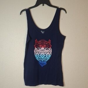 No Boundares Owl Tank Size XXL